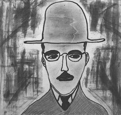 F. Pessoa " il poeta è un fingitore" by sergio carlacchiani, Painting for Sale on Singulart