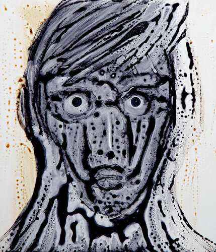 Il volto della follia by sergio carlacchiani, Painting for Sale on Singulart