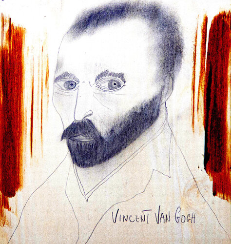 Vincent Van Gogh di sergio carlacchiani, Pittura in vendita su Singulart