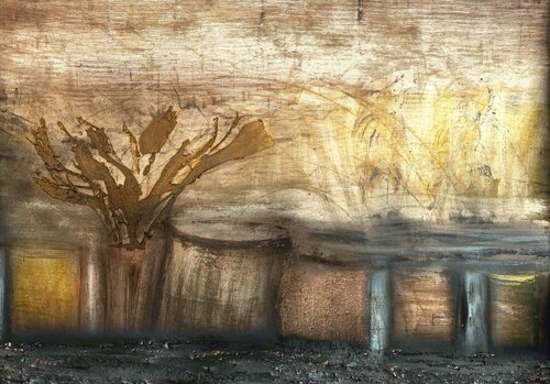Inanimate cose gridano parole all'arido territorio by sergio carlacchiani, Painting for Sale on Singulart
