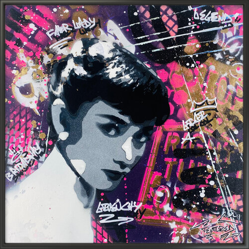 Audrey van Textured, Schilderij te koop op Singulart