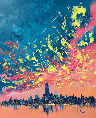 Sunset Euphoria 03 von jeongrock Heo, Malerei kaufen auf Singulart