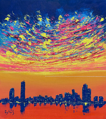 Sunset Euphoria 10 di jeongrock Heo, Pittura in vendita su Singulart