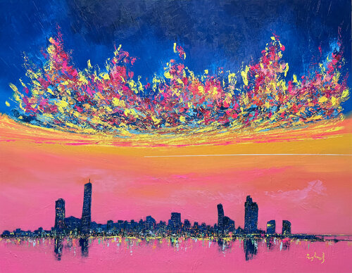 Sunset Euphoria 08 von jeongrock Heo, Malerei kaufen auf Singulart