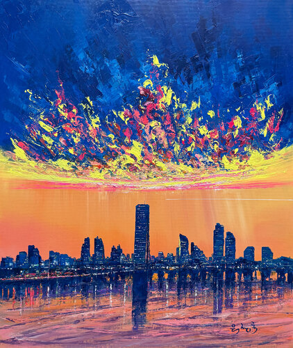 Sunset Euphoria 11 di jeongrock Heo, Pittura in vendita su Singulart