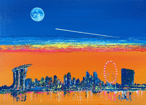 City of Lion van jeongrock Heo, Schilderij te koop op Singulart