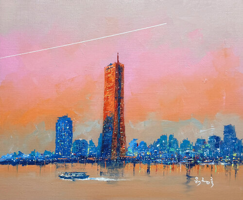 The Gilded Memory 02 di jeongrock Heo, Pittura in vendita su Singulart