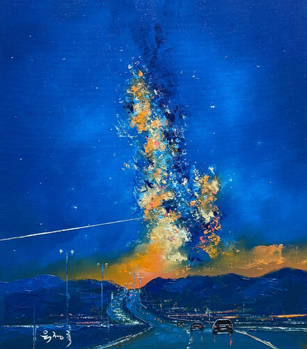 Beyond Sky 05 by jeongrock Heo, Painting for Sale on Singulart