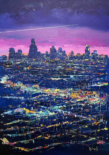 city pop 11 de jeongrock Heo, Pintura a la venta en Singulart