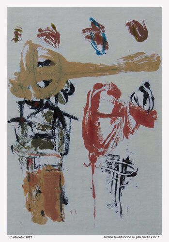 L'alfabeto von Rocco Iannelli, Malerei kaufen auf Singulart