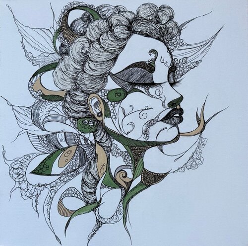 Flora's Whisper van Natalya Cernov, Schilderij te koop op Singulart