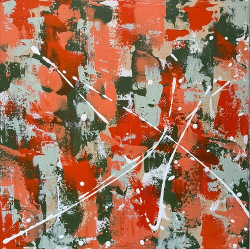 Vibrant Crossroads par Natalya Cernov, Peinture en vente sur Singulart