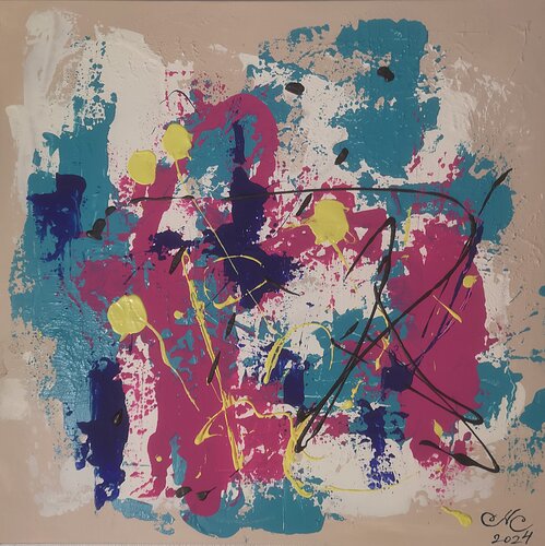 abstrakt 39 van Natalya Cernov, Schilderij te koop op Singulart