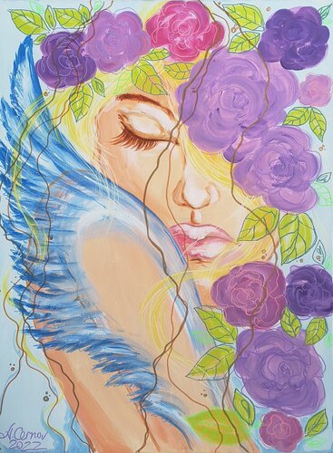 geflügelter Traum par Natalya Cernov, Peinture en vente sur Singulart