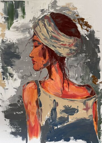 Die Bewahrerin par Natalya Cernov, Peinture en vente sur Singulart