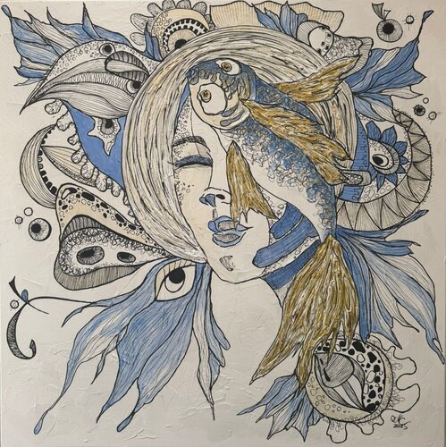 Im Tiefe des Inneren di Natalya Cernov, Pittura in vendita su Singulart