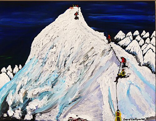 Top of the World by Hans-Gerd Wolfgarten, Painting for Sale on Singulart