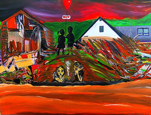 Help by Hans-Gerd Wolfgarten, Painting for Sale on Singulart