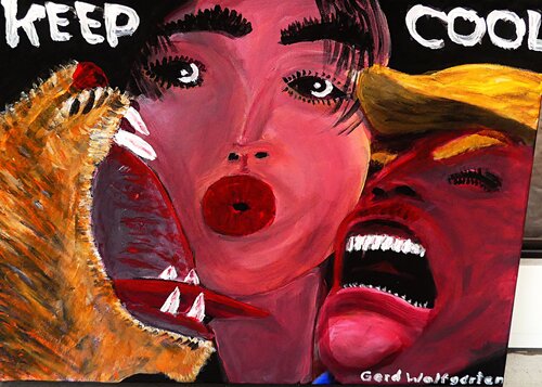 Keep Cool by Hans-Gerd Wolfgarten, Painting for Sale on Singulart