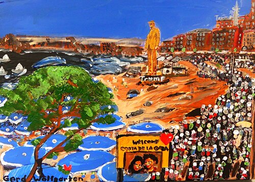Costa de la Gaza by Hans-Gerd Wolfgarten, Painting for Sale on Singulart