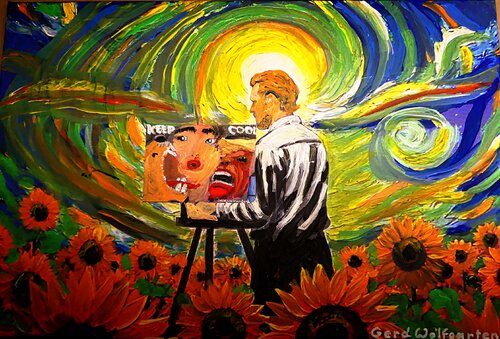 Vincent: Sicht eines Malers heute by Hans-Gerd Wolfgarten, Painting for Sale on Singulart