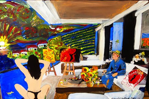 Was wäre, wenn Vincent heute leben würde? by Hans-Gerd Wolfgarten, Painting for Sale on Singulart