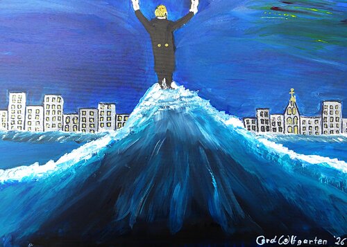 Maestro Dramatica by Hans-Gerd Wolfgarten, Painting for Sale on Singulart