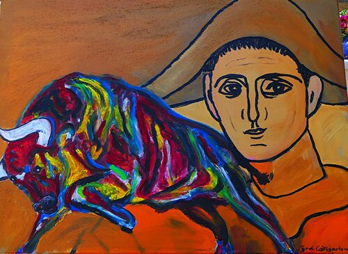 El Toro van Hans-Gerd Wolfgarten, Schilderij te koop op Singulart