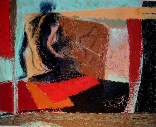 RUPESTRE von Annie-France Giroud, Malerei kaufen auf Singulart