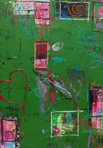 The War has ended. Surrender your weapons! de Ana Maria Guta, Pintura a la venta en Singulart