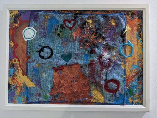 The golden heart van Ana Maria Guta, Schilderij te koop op Singulart