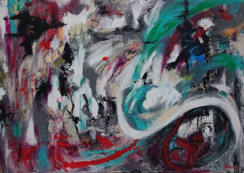 Who am I ? von Ana Maria Guta, Malerei kaufen auf Singulart