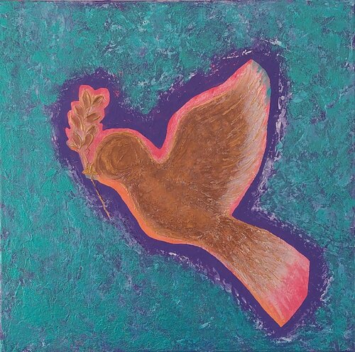 The Dove by Beatriz Huthmacher, Painting for Sale on Singulart