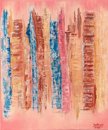 The Coat of Many Colours by Beatriz Huthmacher, Painting for Sale on Singulart