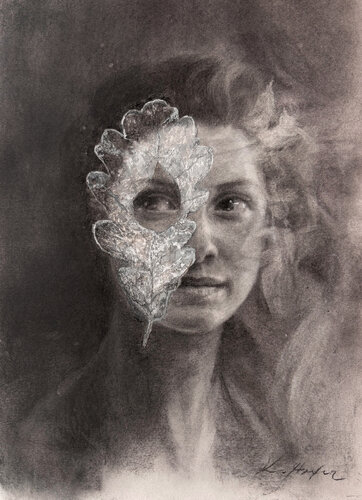 Das Flüstern eines Baumes de Kathrin Hufen, Dibujo a la venta en Singulart