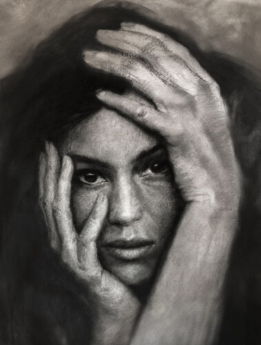Monica de Kathrin Hufen, Dibujo a la venta en Singulart