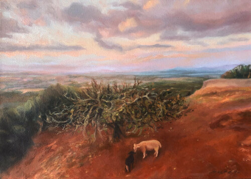 Red Earth de Kathrin Hufen, Pintura a la venta en Singulart