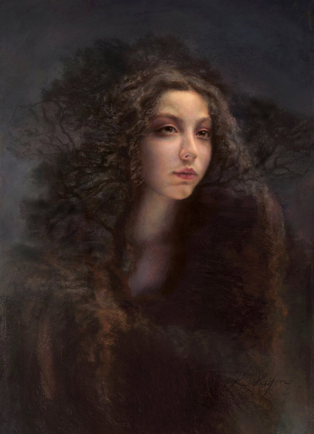 Daughter of the Earth ||| / Earth Series Kathrin Hufen Zeichnungen zu verkaufen