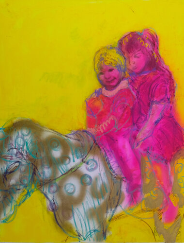 The Sisters van Natalia Rosenbaum, Schilderij te koop op Singulart