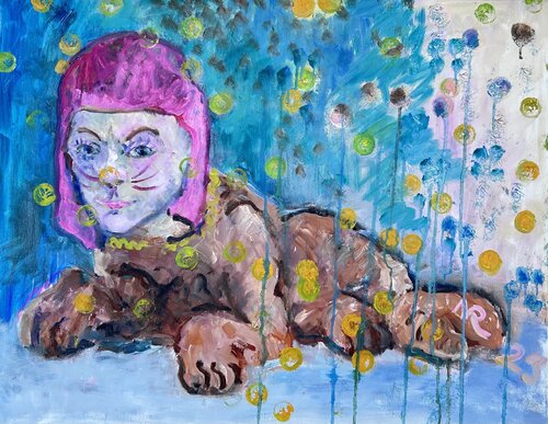 Sphinx van Natalia Rosenbaum, Schilderij te koop op Singulart