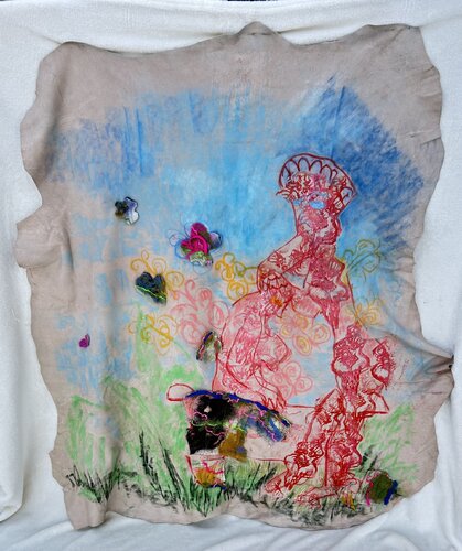 Body of love. 1 von Natalia Rosenbaum, Textil kaufen auf Singulart