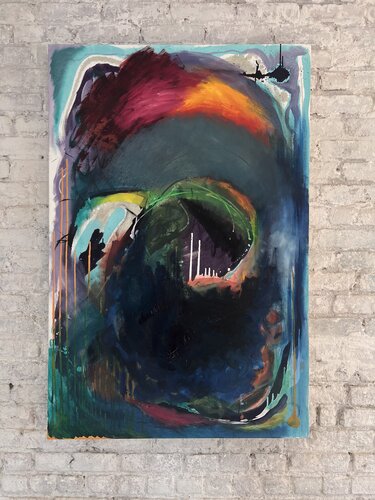 The Bright and The Dark by Luke Jackson, Painting for Sale on Singulart