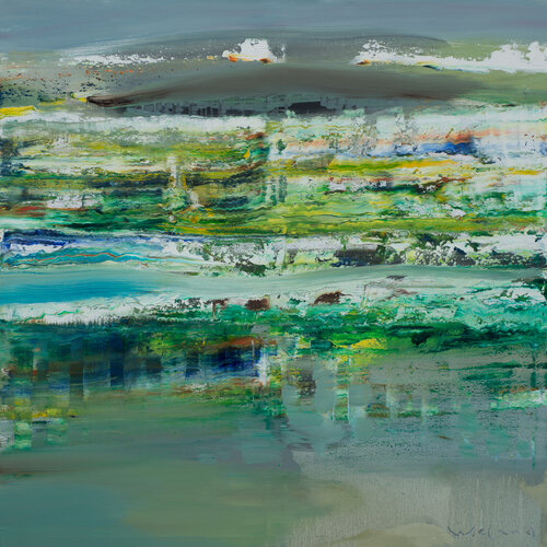Skandinavische Landschaft von Wieland Richter, Malerei kaufen auf Singulart