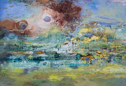 Geothermische Formationen by Wieland Richter, Painting for Sale on Singulart