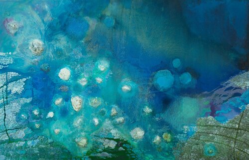 Gletscherlagune de Wieland Richter, Pintura a la venta en Singulart