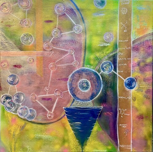 Chemistry Chaos von Monika Weiss, Malerei kaufen auf Singulart