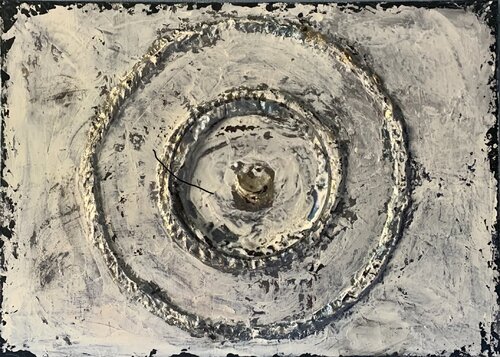 Steinkreis von Monika Weiss, Malerei kaufen auf Singulart
