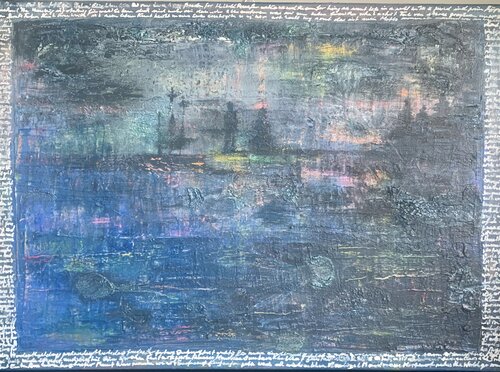 BlueShadow von Monika Weiss, Malerei kaufen auf Singulart