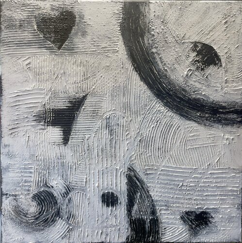 BlacknWhite2 by Monika Weiss, Painting for Sale on Singulart