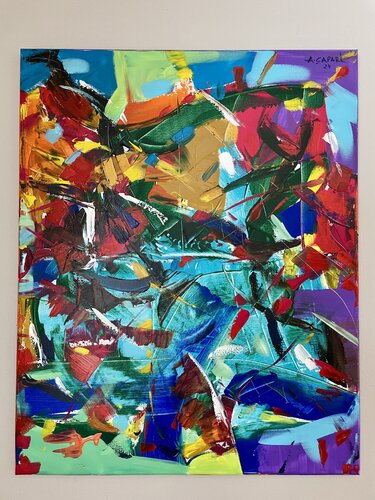 Waves di Alban Capari, Pittura in vendita su Singulart